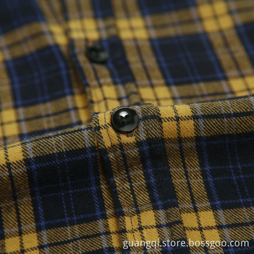 Comfortable and breathable 100% cotton flannel shirt